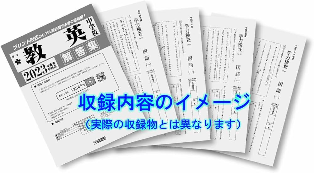 大阪星光学院中学校入学試験問題集2023年春受験用(実物に近いリアルな