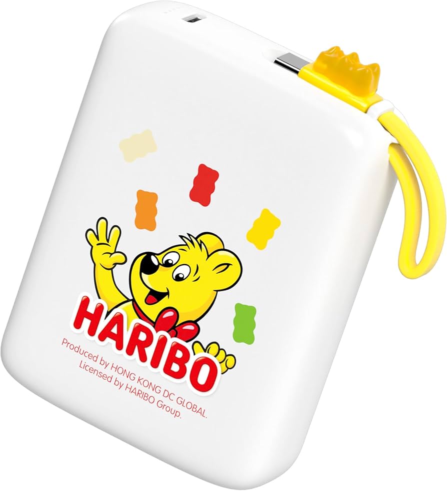 Amazon | Haribo ミニモバッテリー 20000mAh 22.5W 急速充電、内蔵