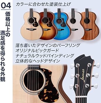 Amazon | James J-300AII アースブルー アコースティックギター トップ