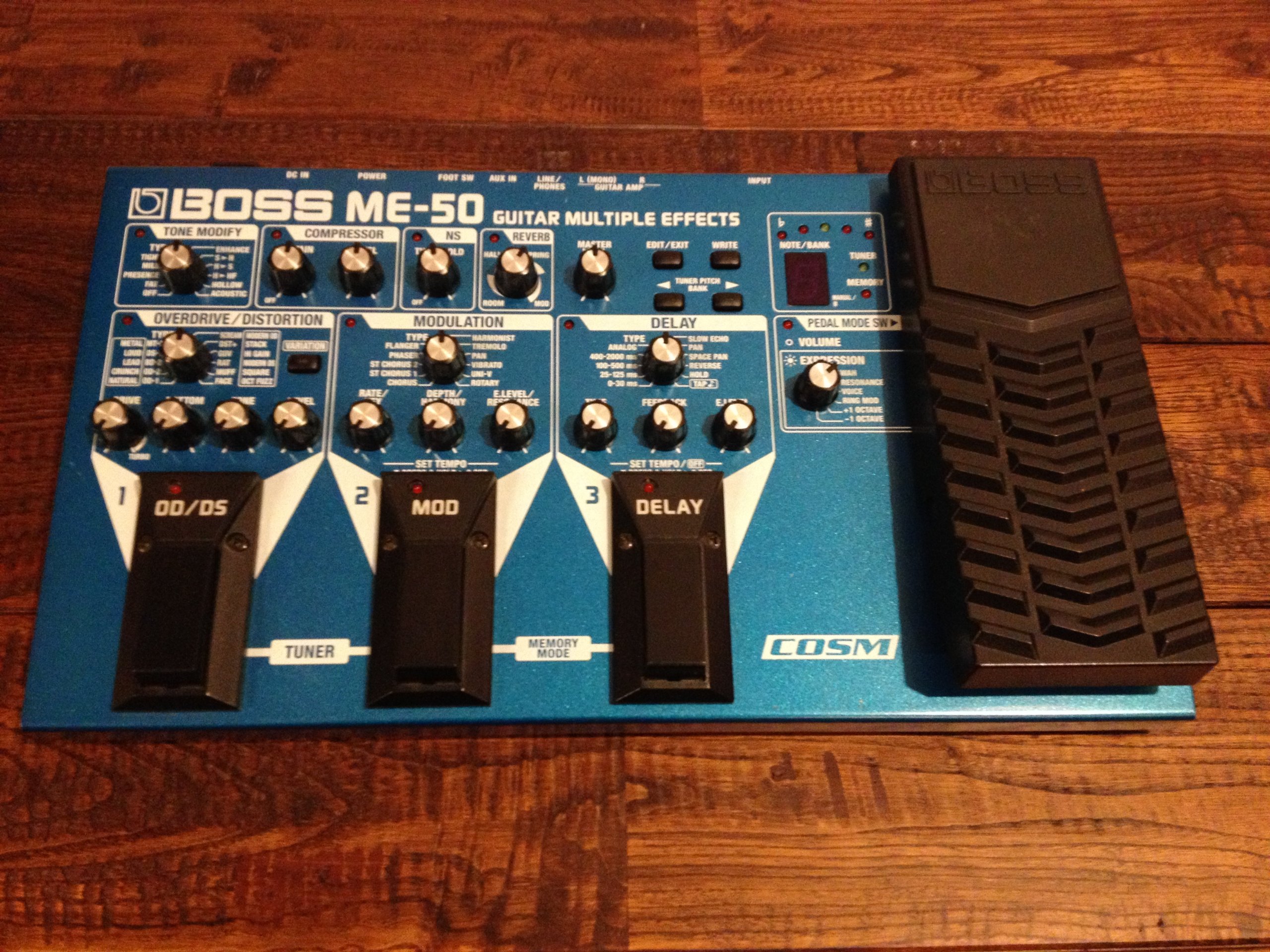 Amazon.co.jp: BOSS ME-50 ギターマルチエフェクター : 楽器・音響機器