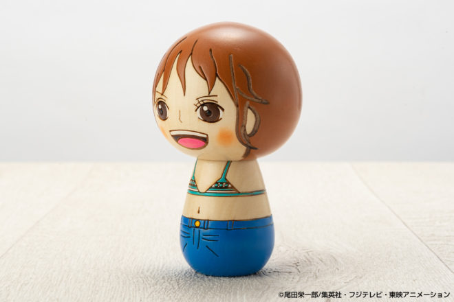 ウソップの鼻も再現♪木のぬくもり感じる可愛い「ワンピースこけし」に