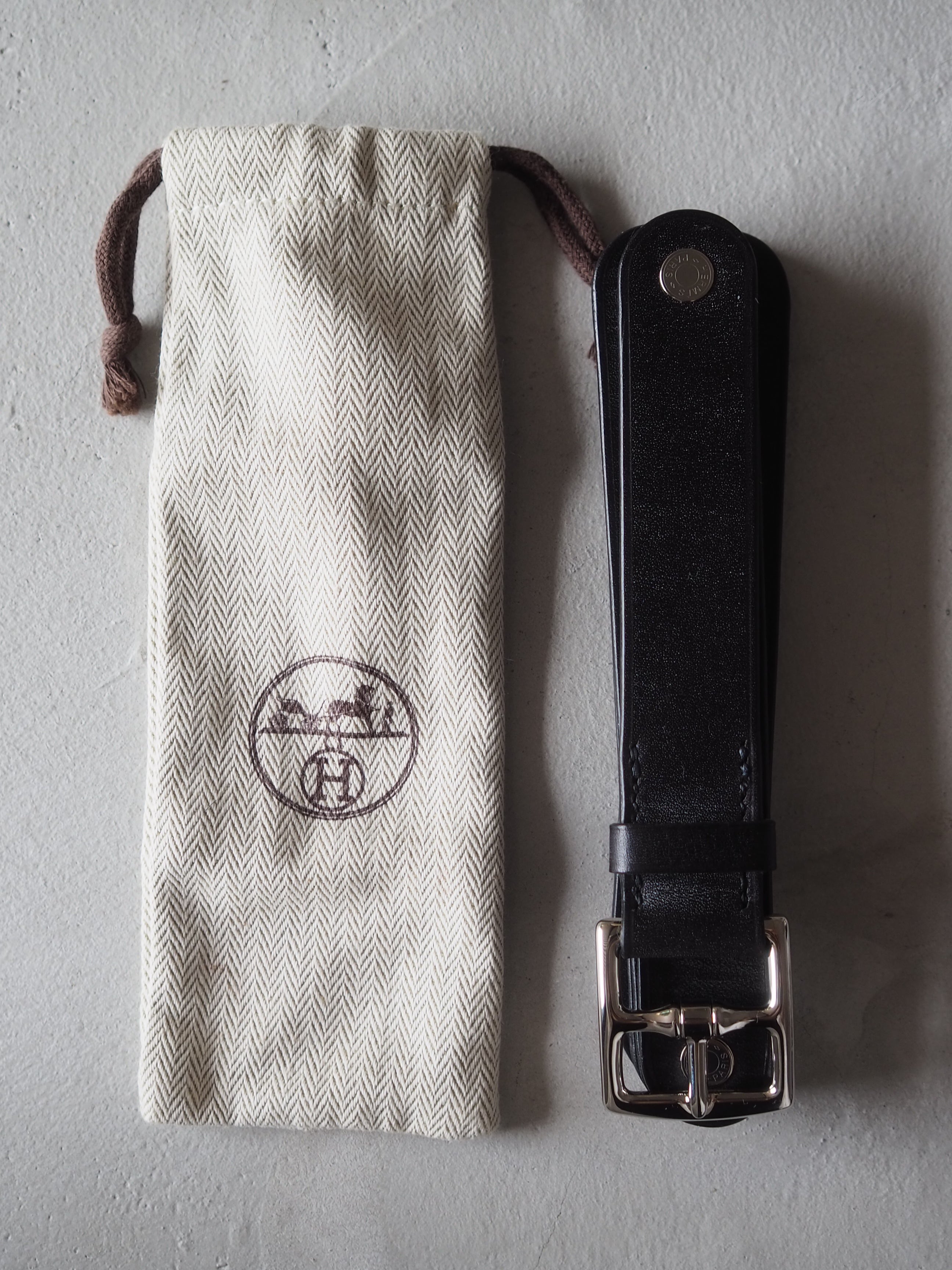 HERMES エルメス エトリヴィエール 折りたたみ ベルト 80 メンズ