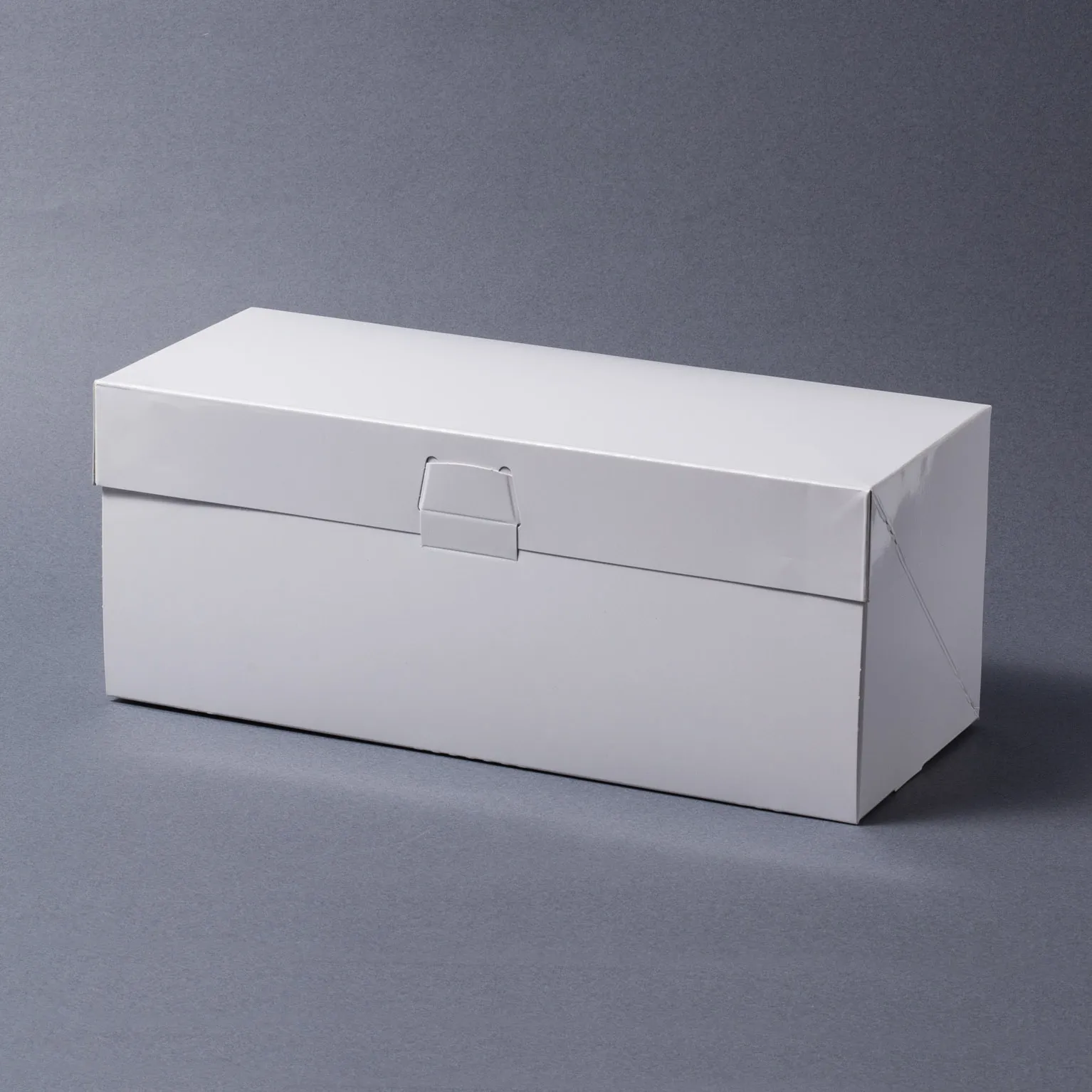 ロックBOX105[細長タイプ] 3.5×8.5 (108×260×h105mm) 25枚 : ケーキ箱