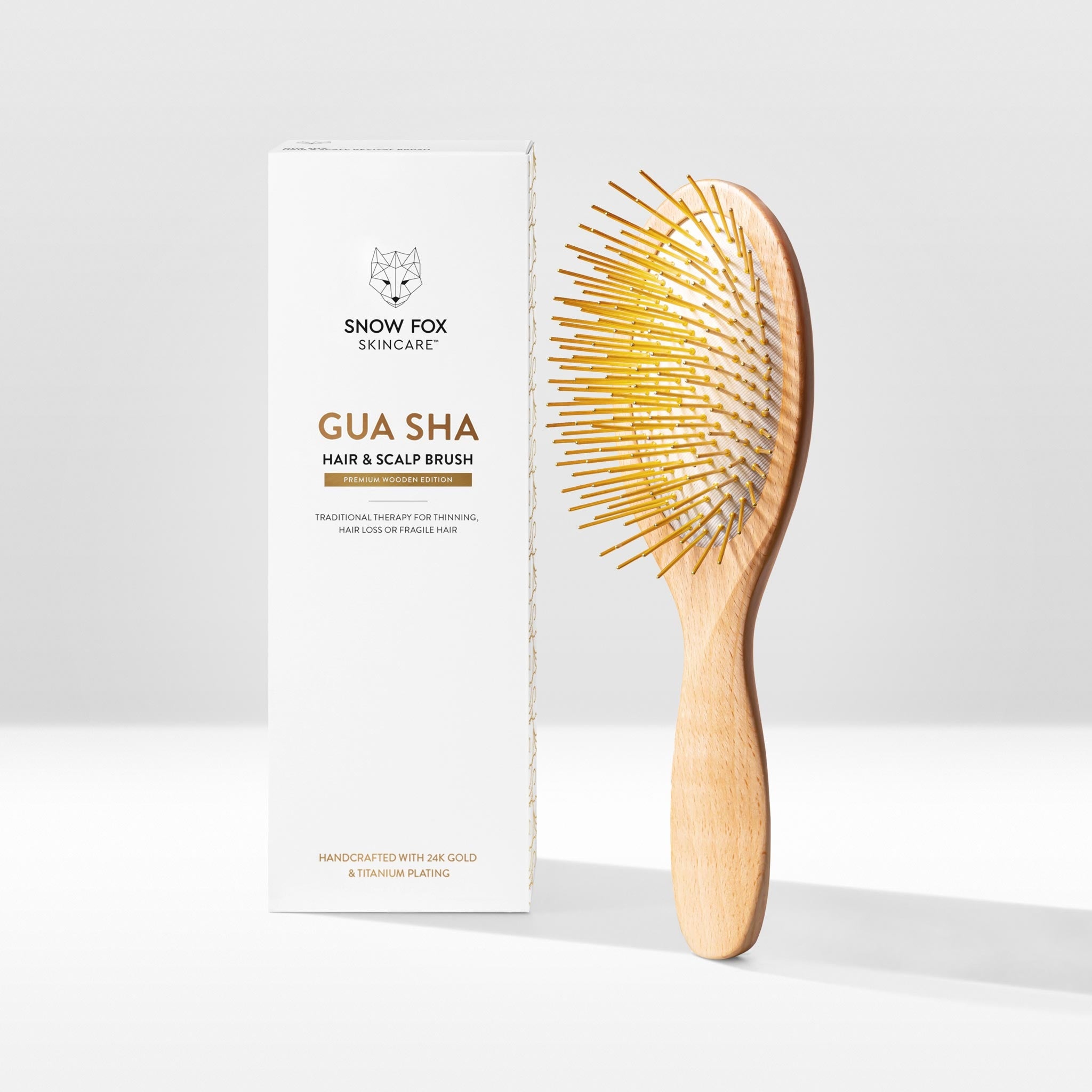 伝統と革新の融合・話題の24KG プレミアム スカルプ カッサ ヘアブラシ