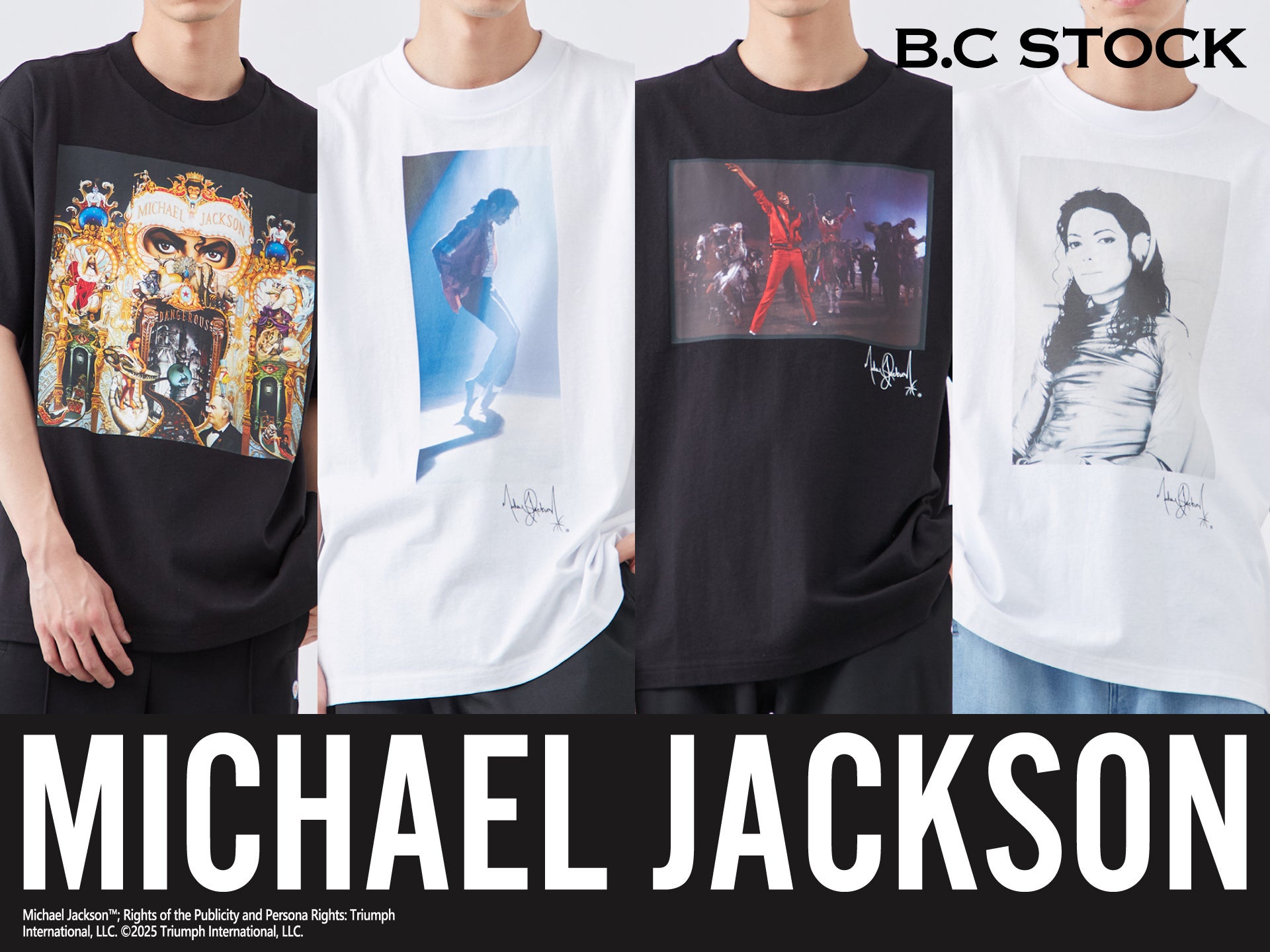 B.C STOCK】キング・オブ・ポップ「マイケル・ジャクソン」のプリントT
