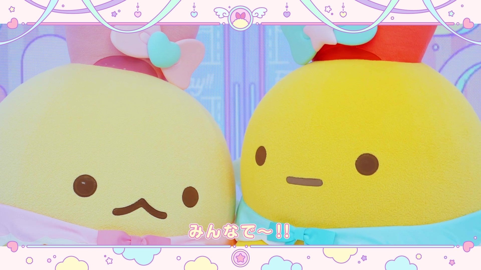 すみっコぐらしの「えびてんのしっぽ」と「えびふらいのしっぽ」が出演