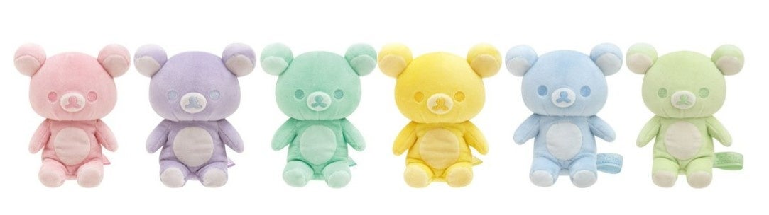 今年20周年を迎えるリラックマから1年を通して20色のぬいぐるみを発売