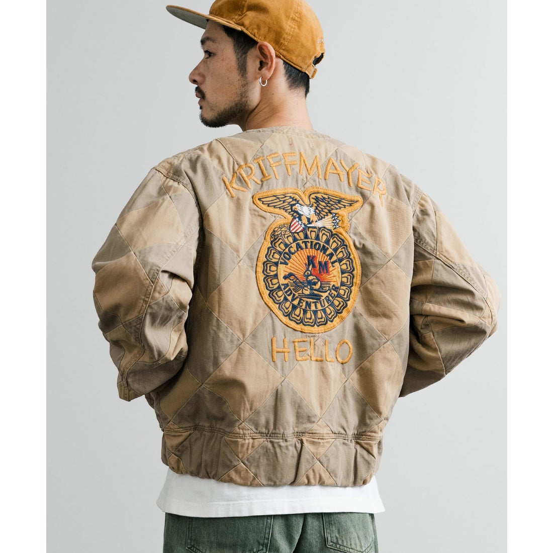 ロッキーモンロー Rocky Monroe ブルゾン ノーカラージャケット ダイヤ