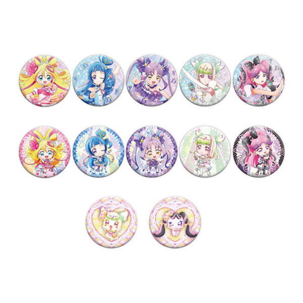 キミとアイドルプリキュア♪】LIVE2025 缶バッジ（全12種ランダム1個