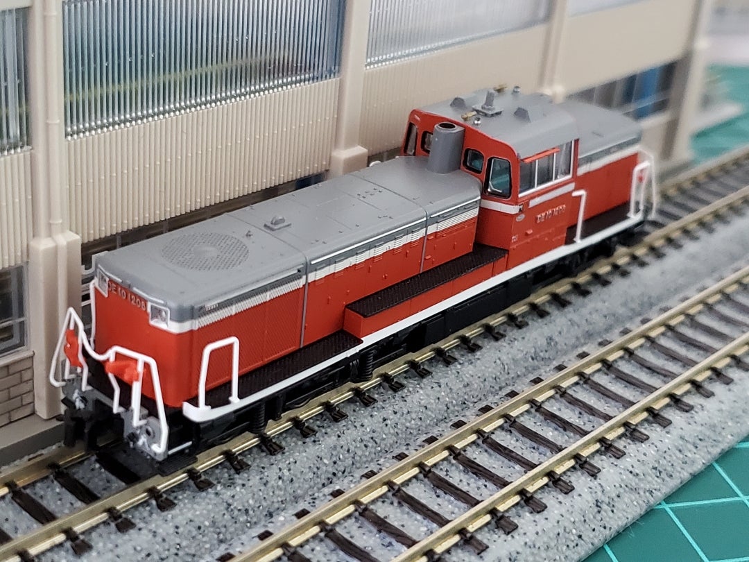 KATO 7011-2 DE10暖地形で悲運のJR貨物DE10 1208号機を作る④完成編