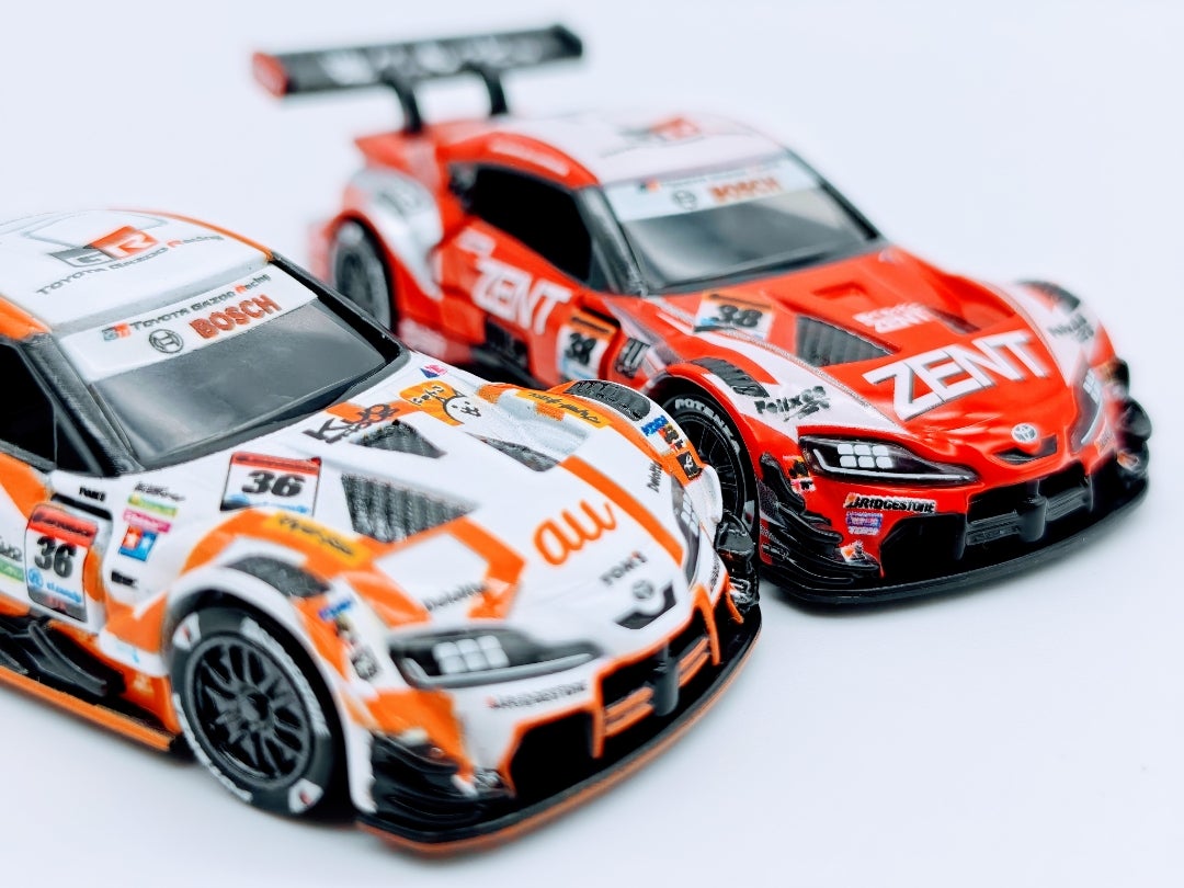トミカプレミアム】RACING ZENT CERUMO＆au TOM'S GR スープラ