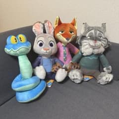 ズートピア2 Lぬいぐるみ ニック ジュディ ゲイリー パウバート 山田