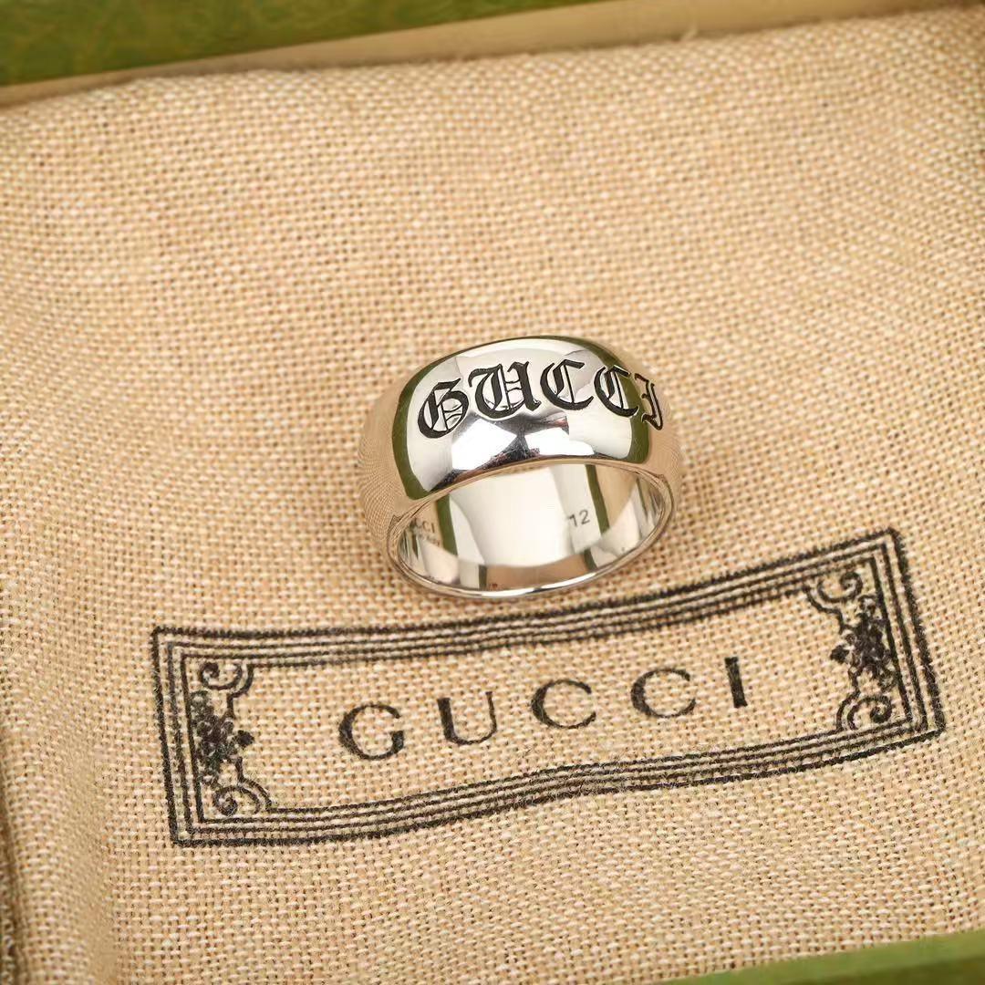 GUCCI シルバーリング サイズ12 SOAVE AMORE