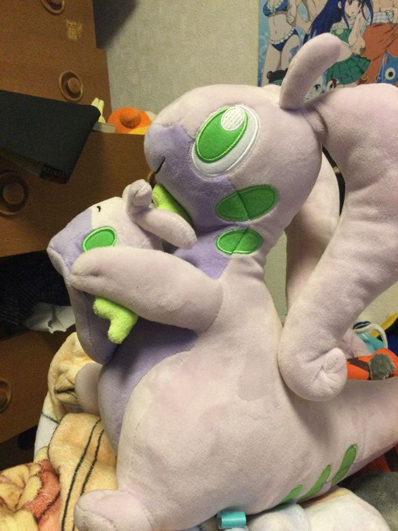 ポケモン ヌメルゴンがヌメラ抱いてるぬいぐるみ ぬいぐるみ ヌメラ＆ヌメルゴン TAIKI-BANSEI だっこぬいぐるみ
