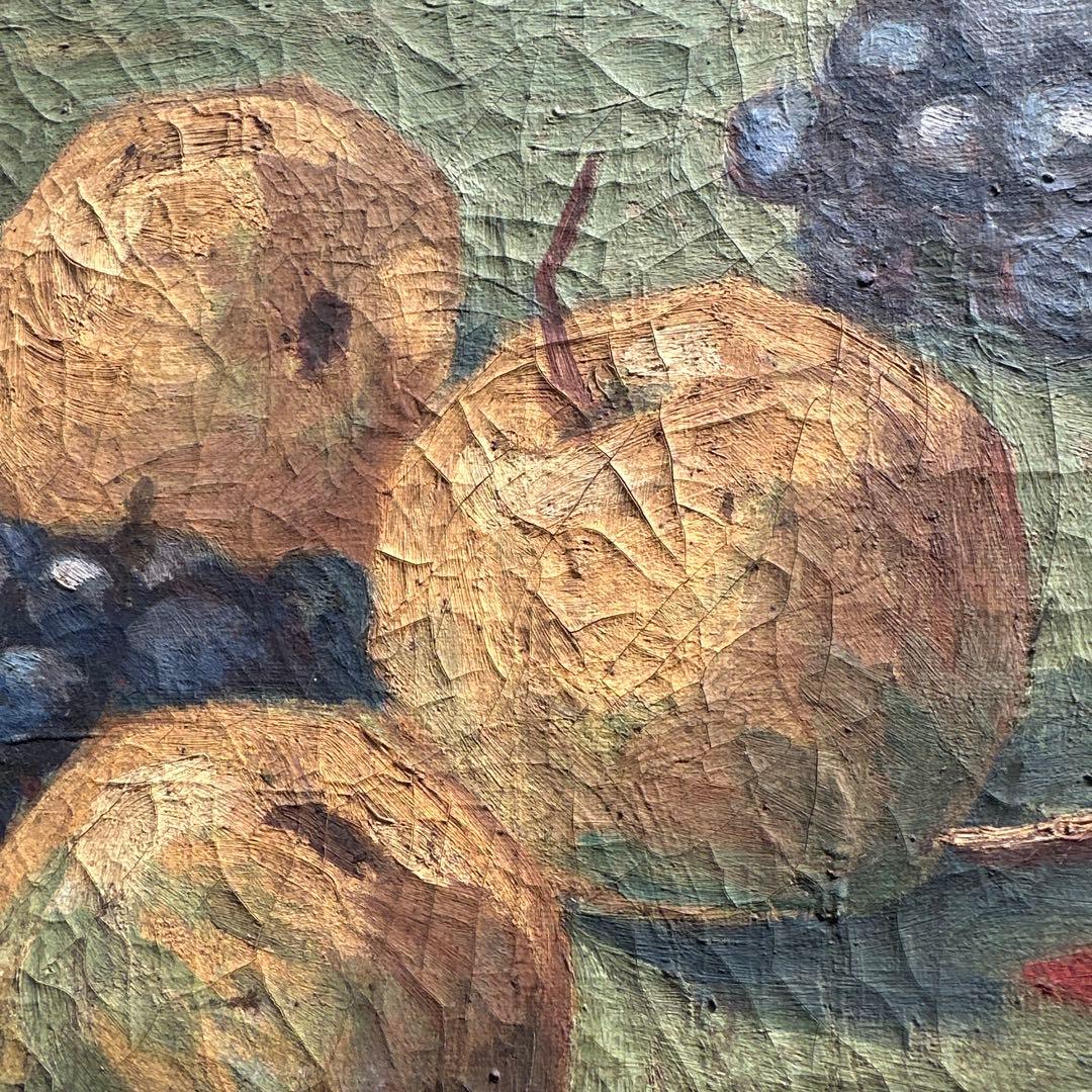 作者不明 1938年 F8号 古画 静物画 果物 - メルカリ
