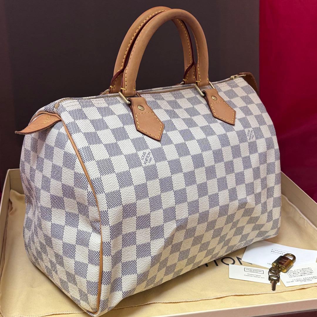 極美品！ルイヴィトン☆スピーディ30 ダミエ アズール LOUIS VUITTON】ルイヴィトン『ダミエ アズール タヒチ スピーディ