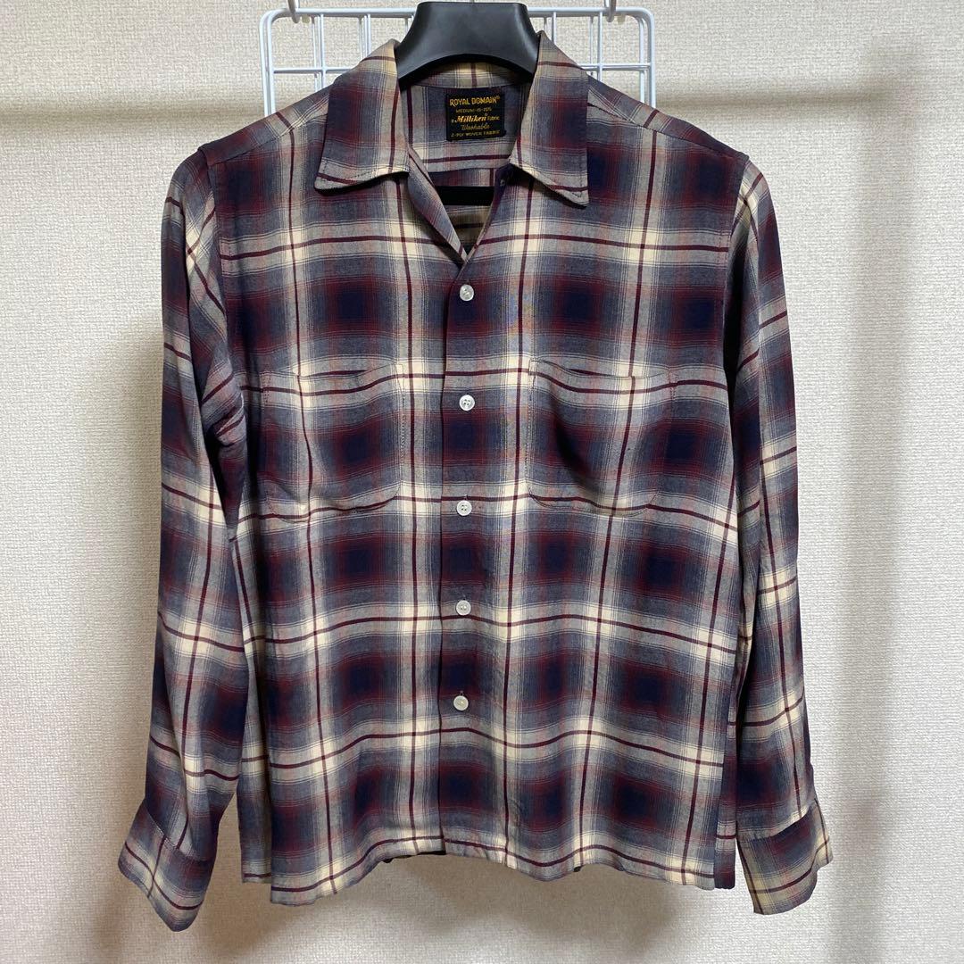希少　60's  DOMAIN タウンクラフト　オンブレシャツ TOWNCRAFT（タウンクラフト） シャツ 60S LOOP COLLAR SS SHIRTS