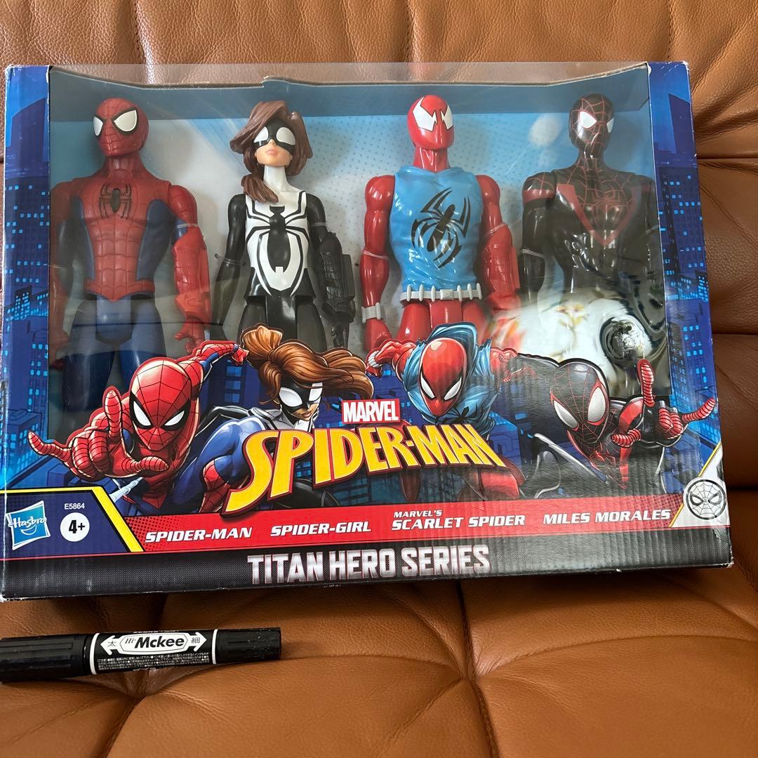 Hasbro Marvel スパイダーマン フィギュアセット　4体 Hasbro Marvel スパイダーマン フィギュアセット 4体 - メルカリ