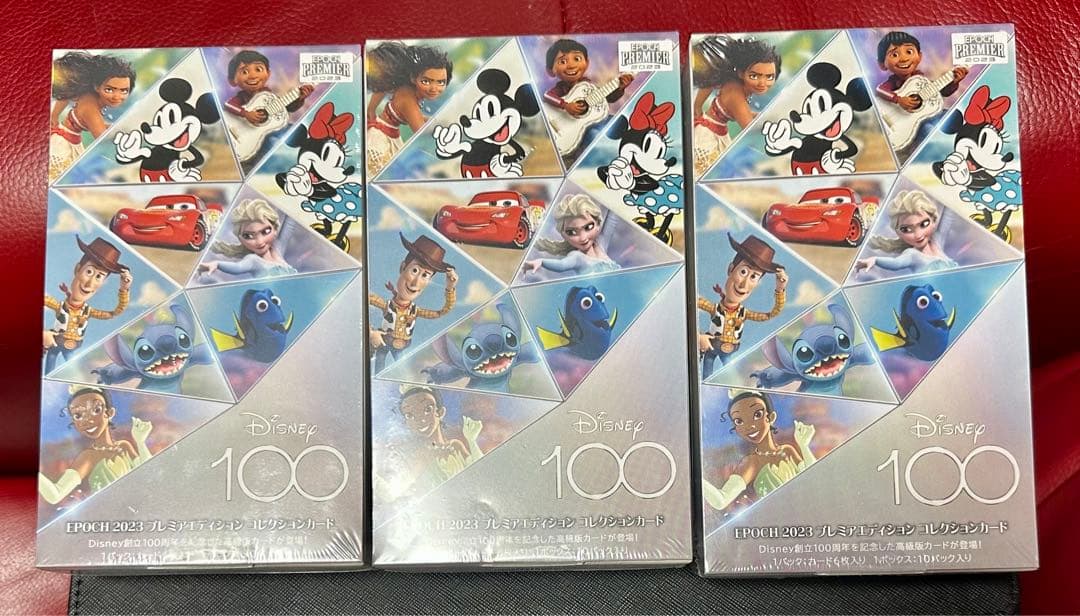 EPOCH Disney 100 プレミアエディション 未開封3box Disney 100th Anniversary 2023 EPOCH Premier Edition Collection