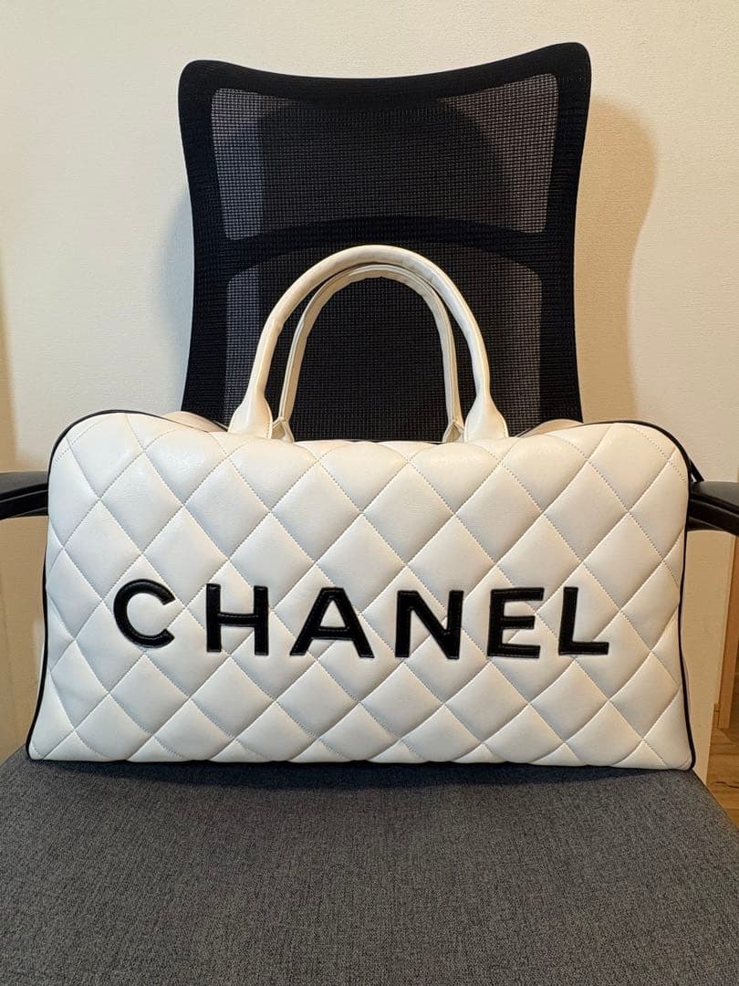 超美品 シャネル　ボストンバッグ　トートバッグ