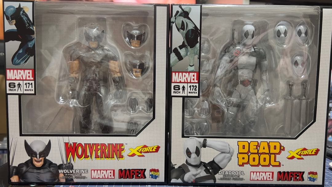 Mafex X Force ver. ウルヴァリン&デッドプールセット backend=imagemagick;version=1;