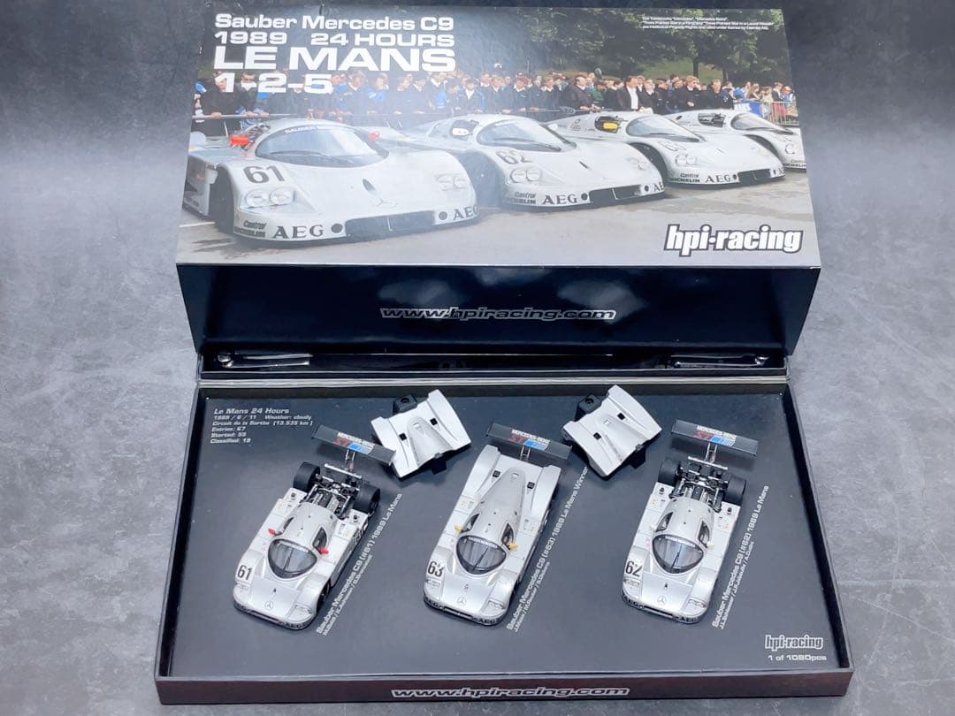 1/43 HPI ザウバー メルセデスC9 1989 ルマン スペシャルセット