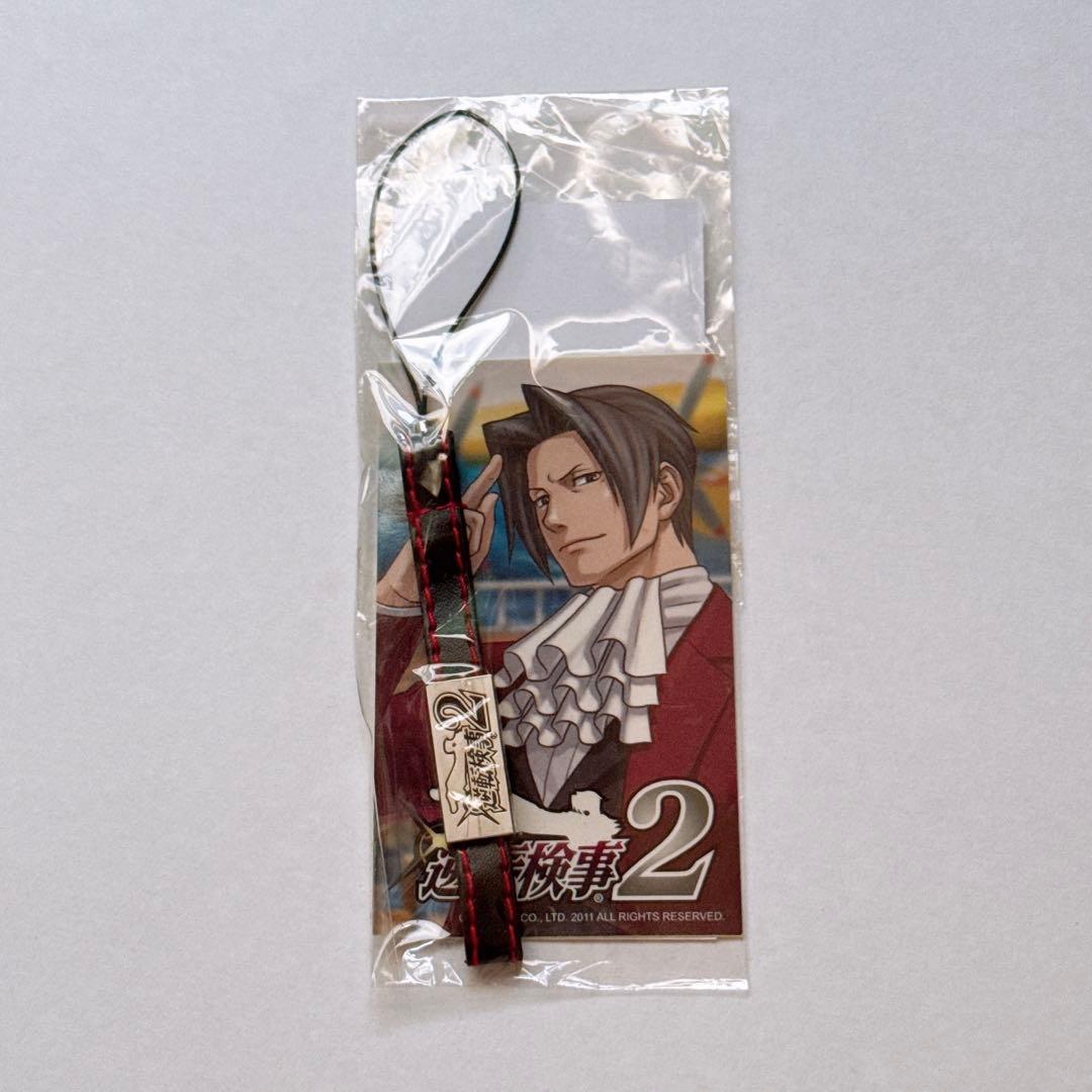 逆転裁判 御剣怜侍 ストラップ シール ステッカー 逆転検事 TSUTAYA イーカプコン |CAPCOM×B-SIDEステッカー 逆転裁判 御剣怜侍(ライン