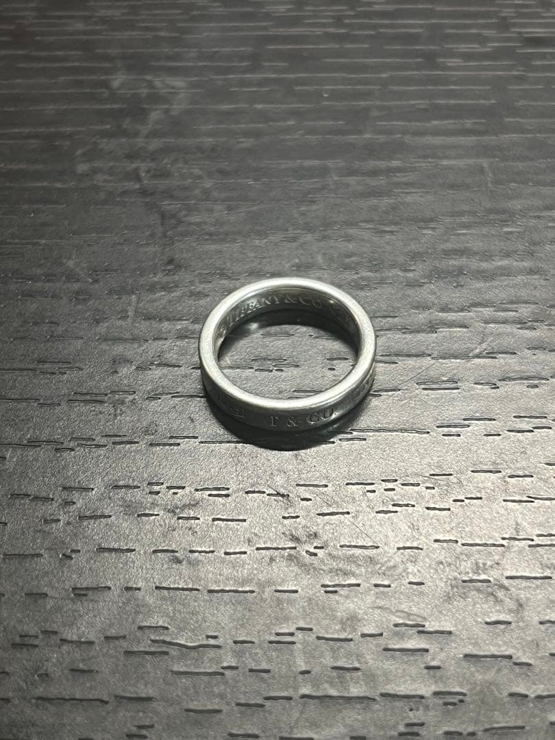 Tiffany&Co ティファニー ナローリング6.5号 時代を超えて愛され続ける TIFFANY＆CO 16.5号ティファニー1837 ナ