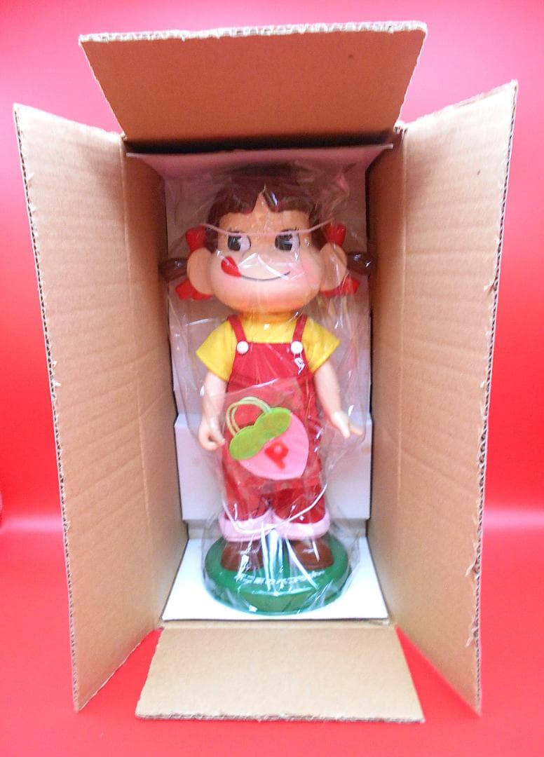 【非売品】不二家　ペコちゃん　首ふり人形　未使用　ひなまつりキャンペーン当選品