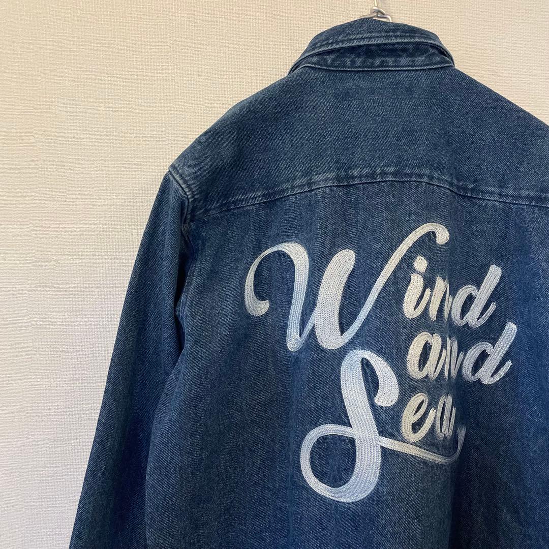 WIND AND SEA WORKER SHIRT DENIM ウィンダンシー