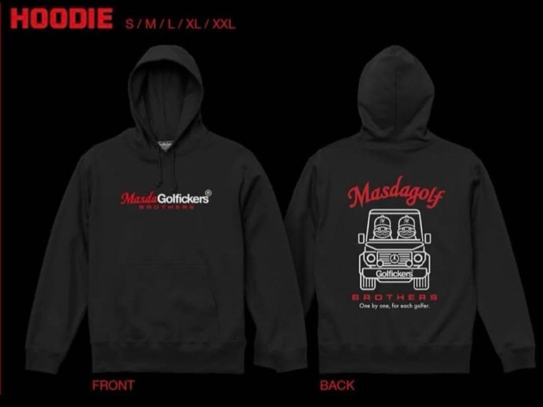 Golfickers x マスダゴルフ パーカー ゴルフィッカーズ 黒 - メルカリ