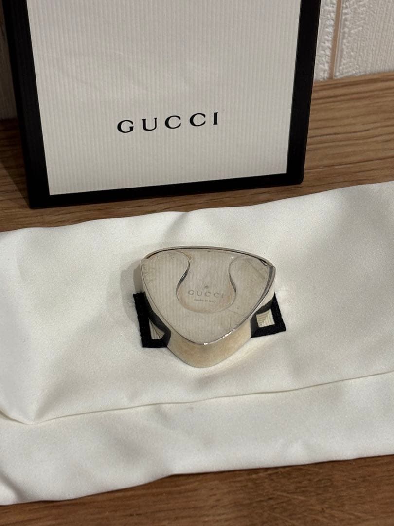 【希少】GUCCI グッチ ピックケース シルバー925 GUCCI（グッチ） キーホルダー ドックタグ シルバー925 シルバー
