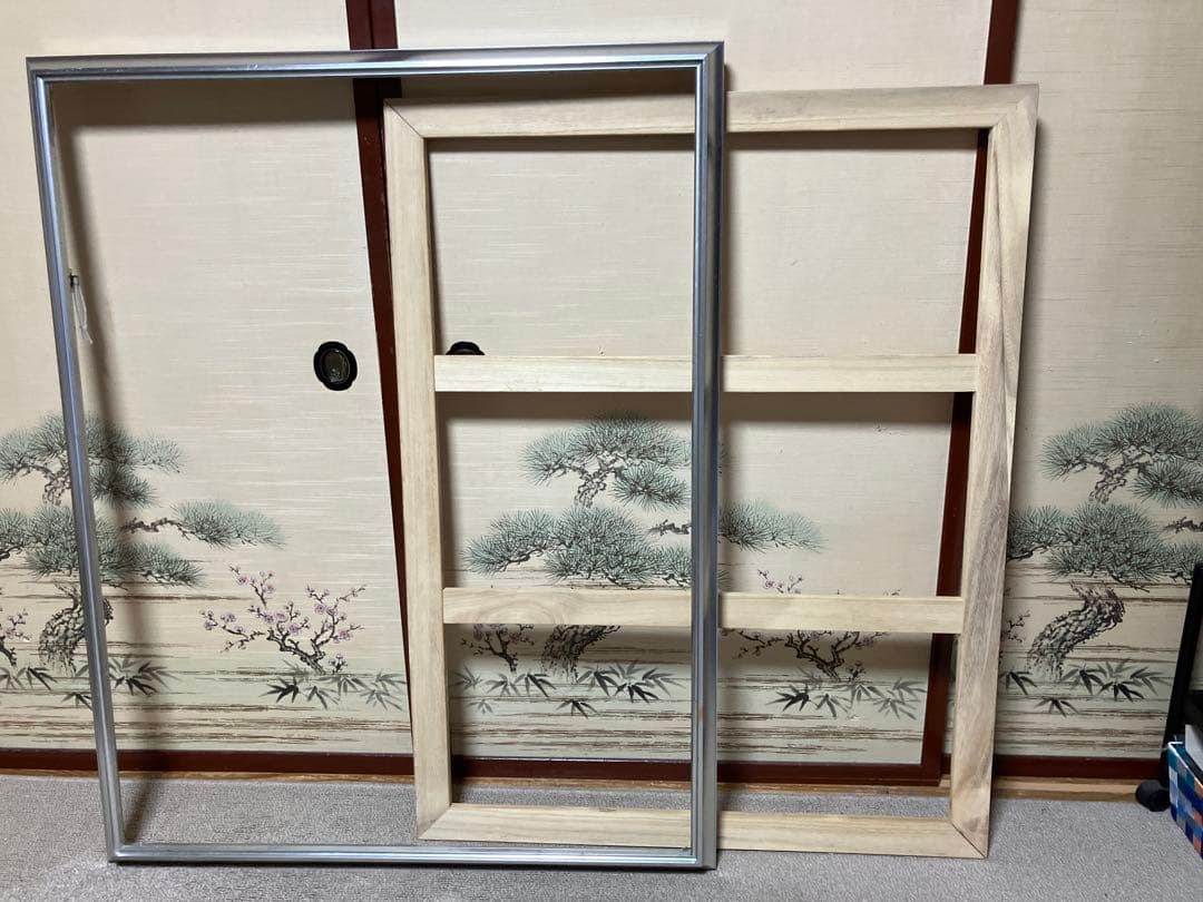 油絵、アクリル画用木枠とアルミ額50号Ｆサイズ2点中古品です。 7761 木製アクリル額縁 | F15号サイズ - 額縁 - 激安通販 | 額のまつえ