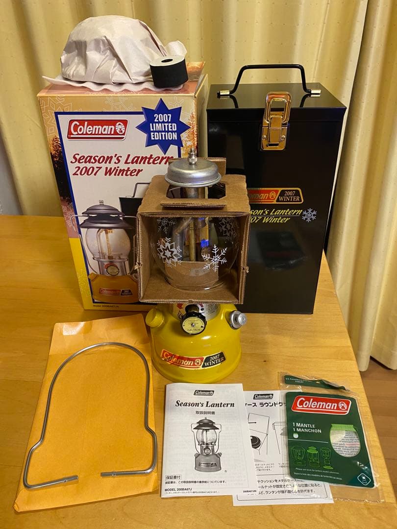 新品未使用　coleman コールマン シーズンズランタン2007 第3弾 Coleman (コールマン) シーズンズランタン 2007 冬の到来 未使用品