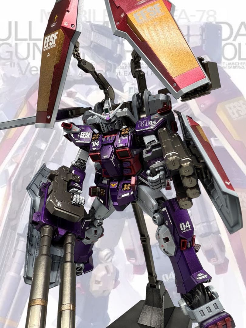 ガンプラ MG 1/100 フルアーマーガンダムVer.Ka 全塗装完成品