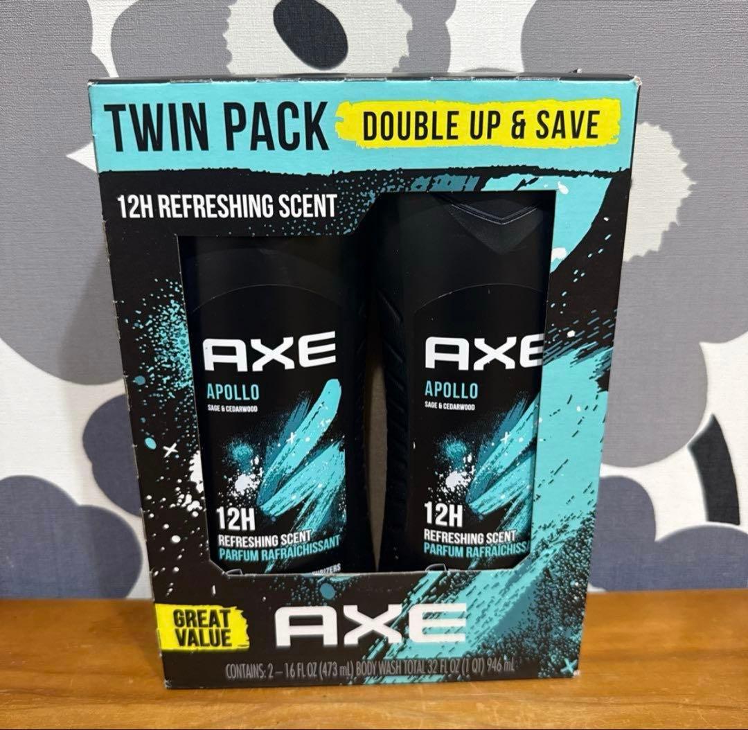 【新品未開封】AXE APOLLO アックス アポロ ボディソープ 2本 Amazon | AXE(アックス) Shower Gel(ボディソープ) 473ml (Apollo