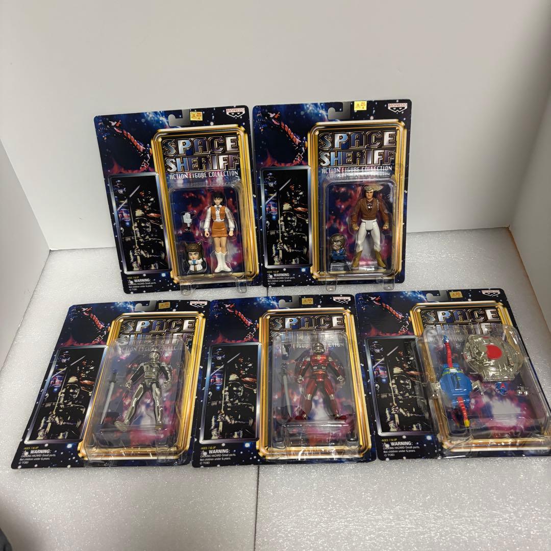 SPACE SHERIFF 5体セット 一条烈、ギャバン、アニー、シャリバン他