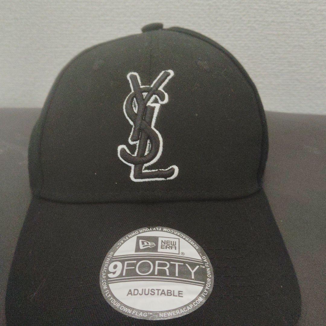 YSL 9FORTY キャップ NEW ERA○サンローランコラボ○9FORTY YSLモノグラムキャップ (New Era