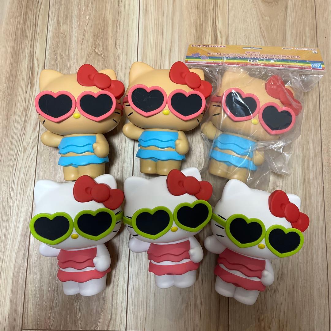おおきなSOFVIMATES ハローキティ summer ver. 6体セット 箱ver.】サンリオキャラクターズ おおきなSOFVIMATES〜ハローキティ