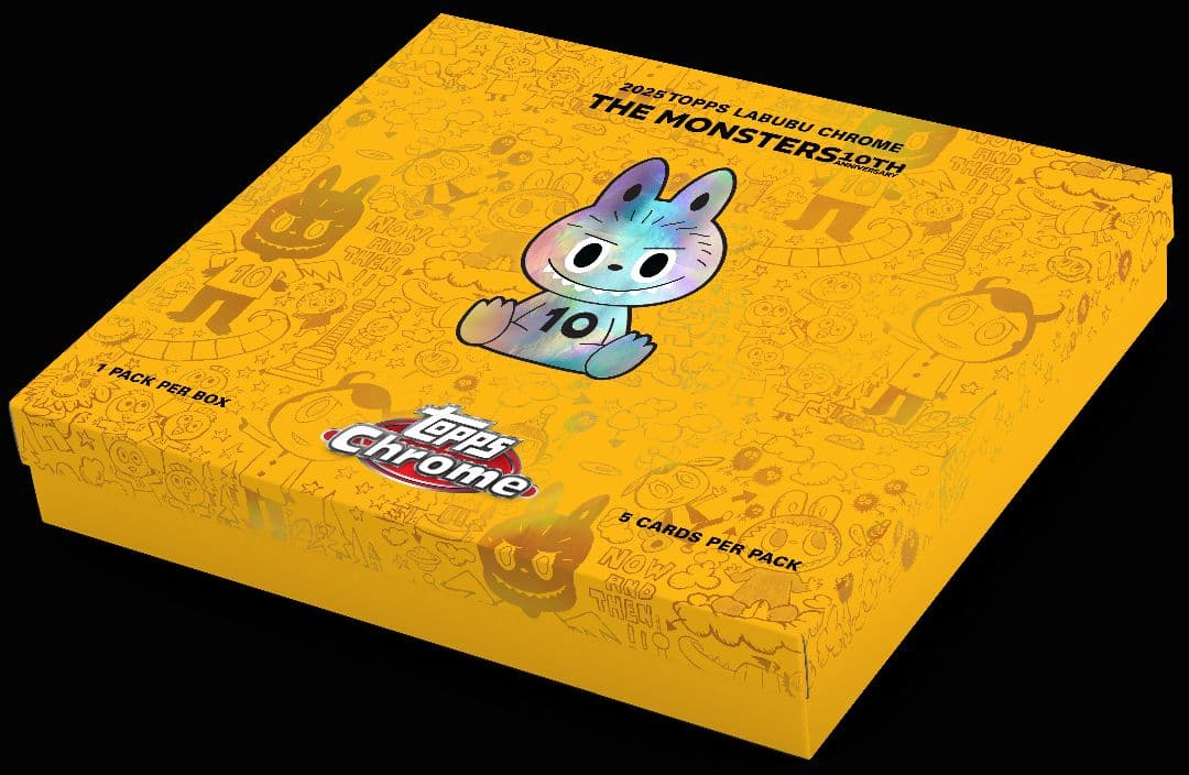 超*舗様 Topps Chrome 10周年記念ボックス 4BOX Topps Chrome® Labubu