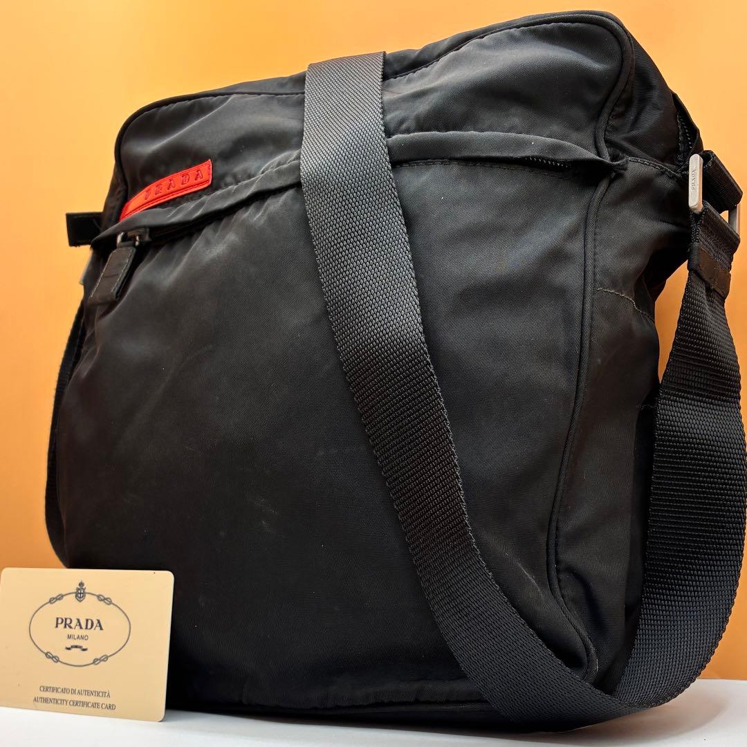 PRADA プラダ スポーツ ナイロン ショルダーバッグ メッセンジャー バッグ PRADA SPORT（プラダスポーツ） プラダ PRADA 斜め掛け ショルダー