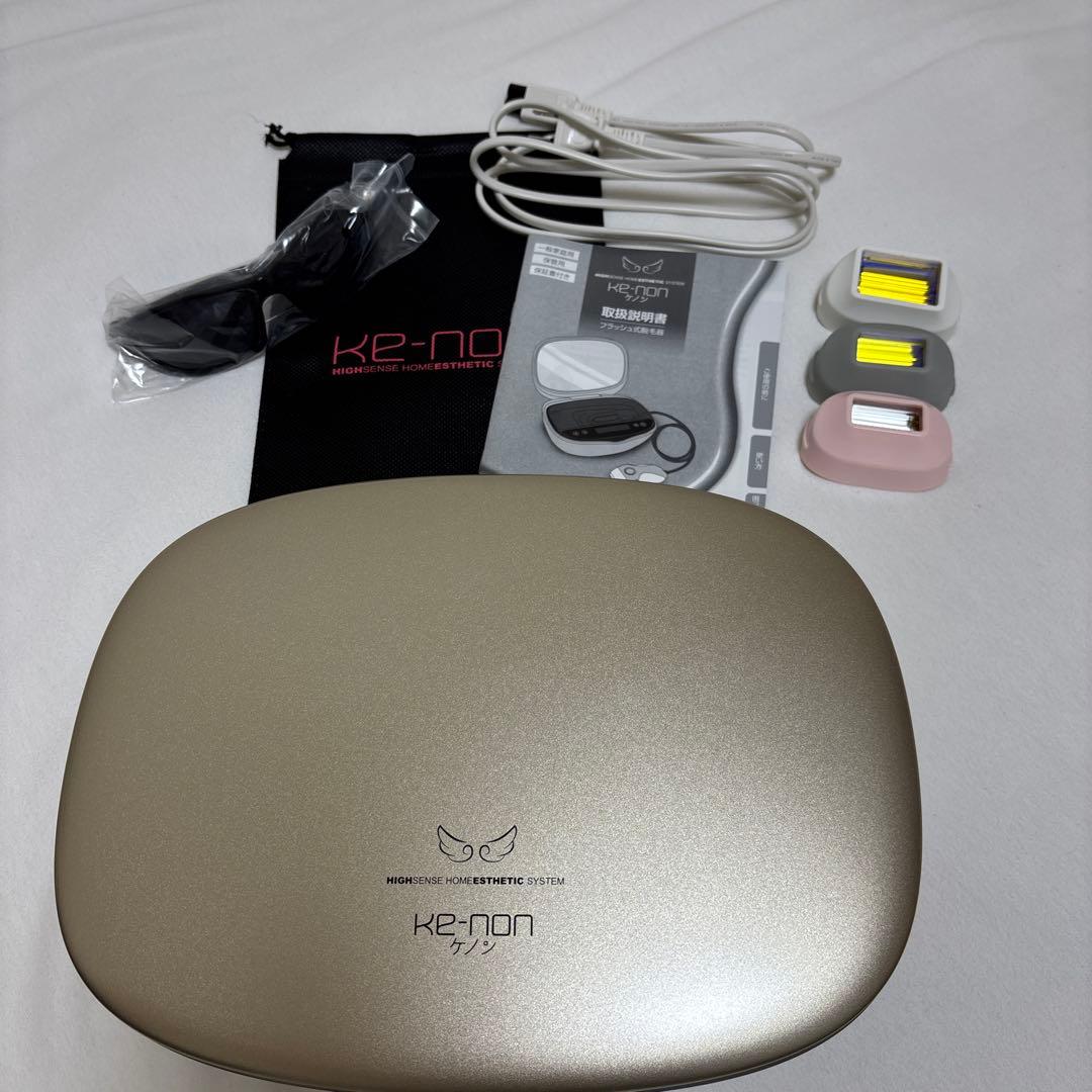 ☆脱毛ヘッド４種☆　ケノン脱毛器 ゴールド Ver.6.2 本体と説明書付き ☆脱毛ヘッド4種☆ ケノン脱毛器 ゴールド Ver.6.2 本体と説明書付き