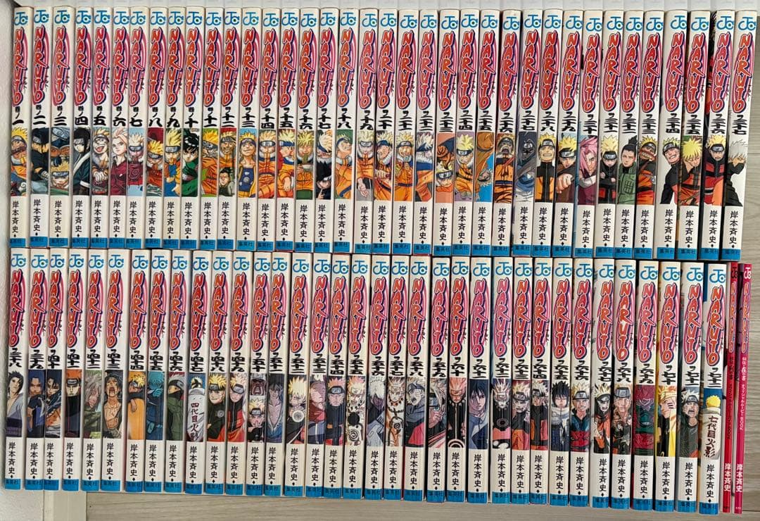 NARUTO ナルト　全72巻＋オフィシャルムービーガイドブック NARUTO ナルト 全72巻＋オフィシャルムービーガイドブック ナルト 全巻
