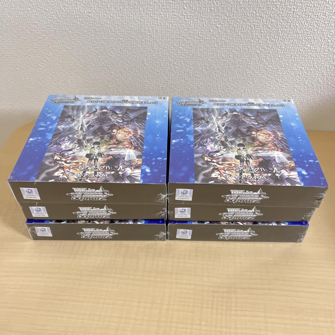 ヴァイスシュヴァルツ 6BOX デート・ア・ライブ Vol.3 ブースターパック デート・ア・ライブ Vol.3 ｜ ヴァイスシュヴァルツ