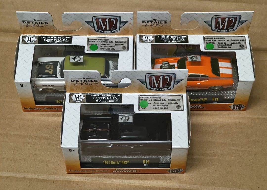 新品未開封　M2マシーン　3台セット M2マシーン 1/64 Auto-Haulers リリース52 3台セット