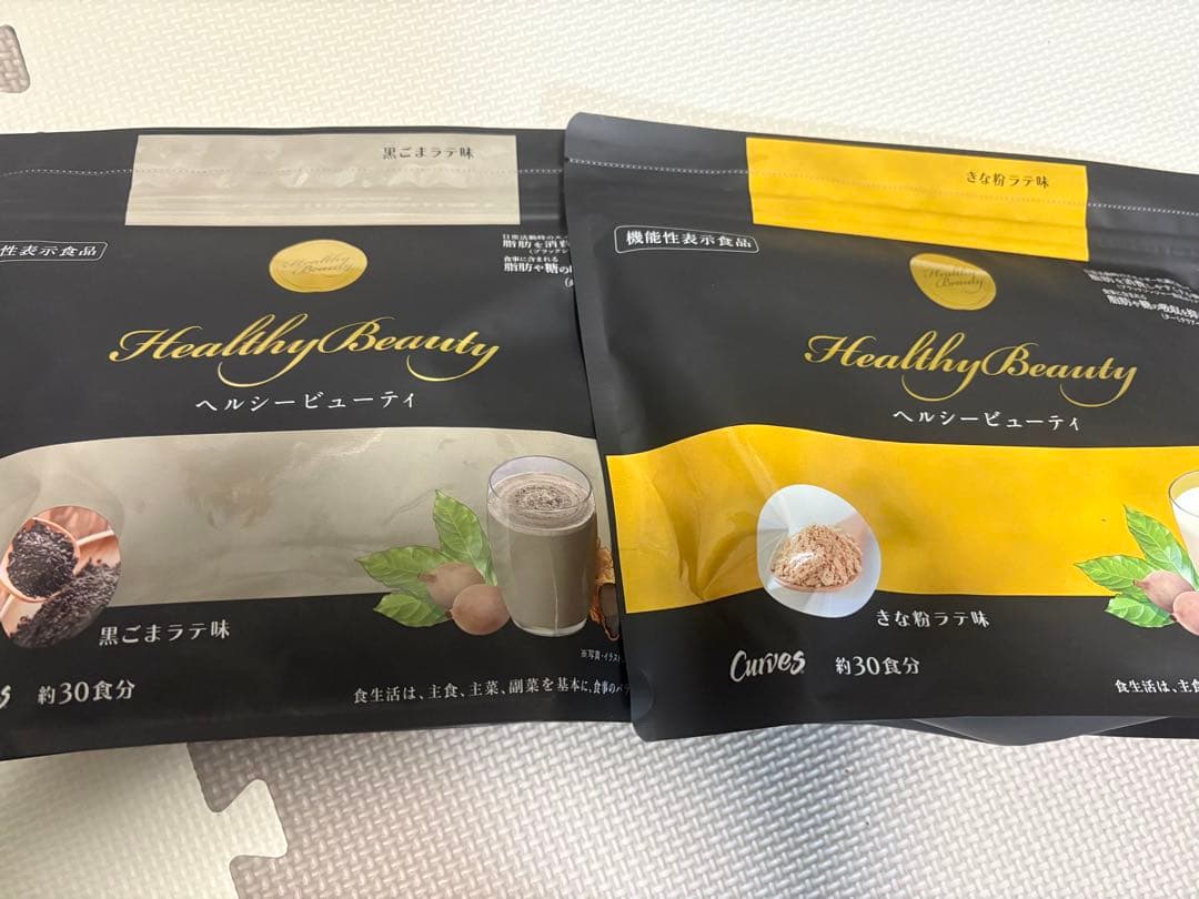 カーブスヘルシービューティーダイエット2種セット 黒ごまラテ味きな粉ラテ味 カーブス ヘルシービューティー きな粉ラテ味 2個 - メルカリ