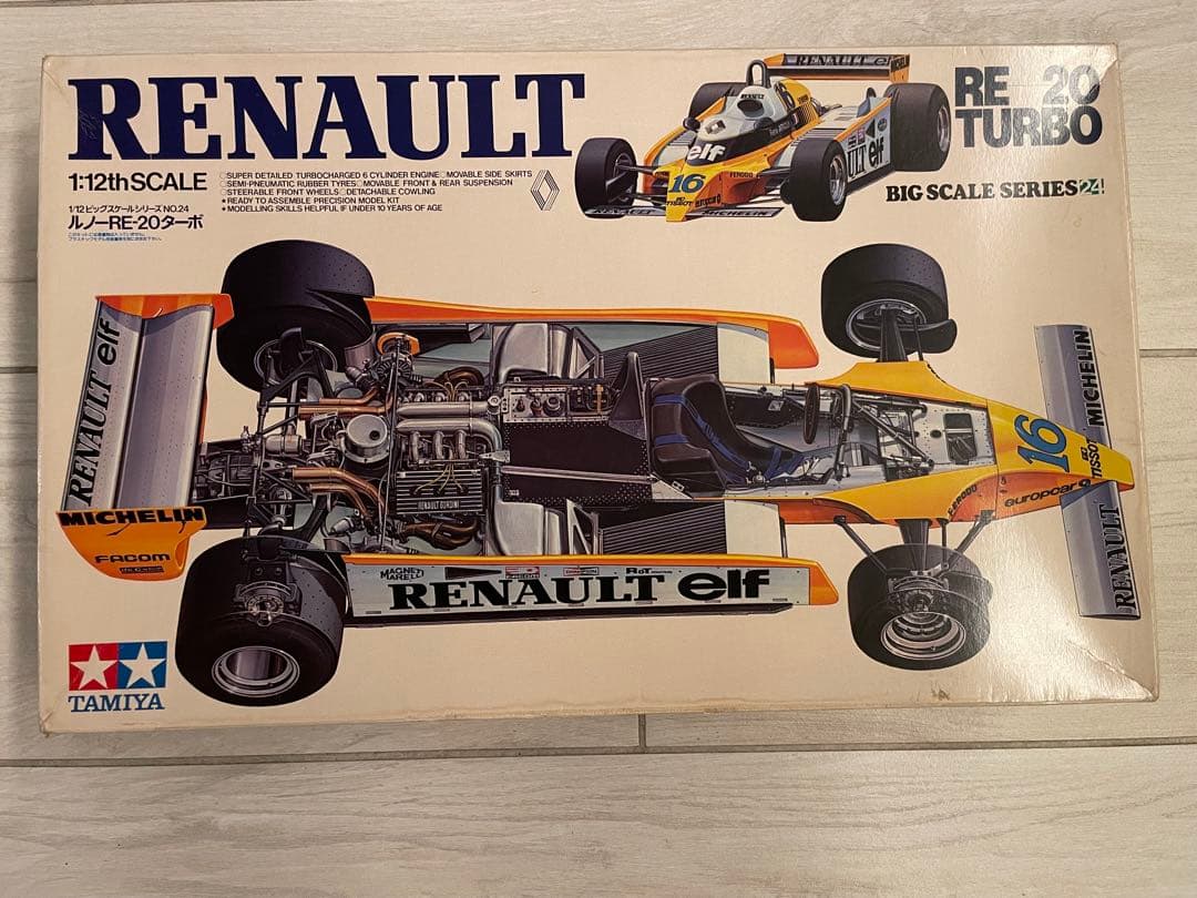 ルーノRE 20 TURBO タミヤ　1/12 タミヤ（TAMIYA） 現品 新品 1/12 RENAULT RE-20 TURBO プラモデル
