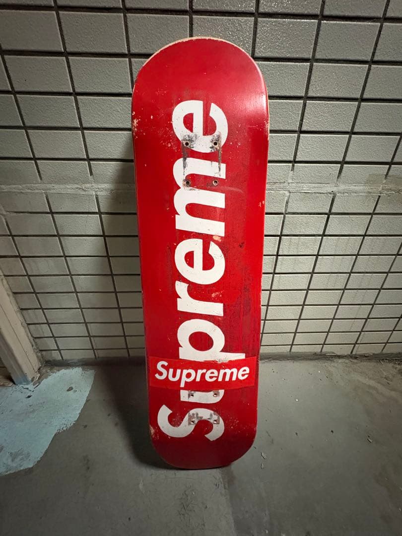 Supreme スケートボードデッキ 赤 8インチ スケボーデッキ Supreme（シュプリーム） 【値下げ】Supreme 「Kermit Deck Skateboard
