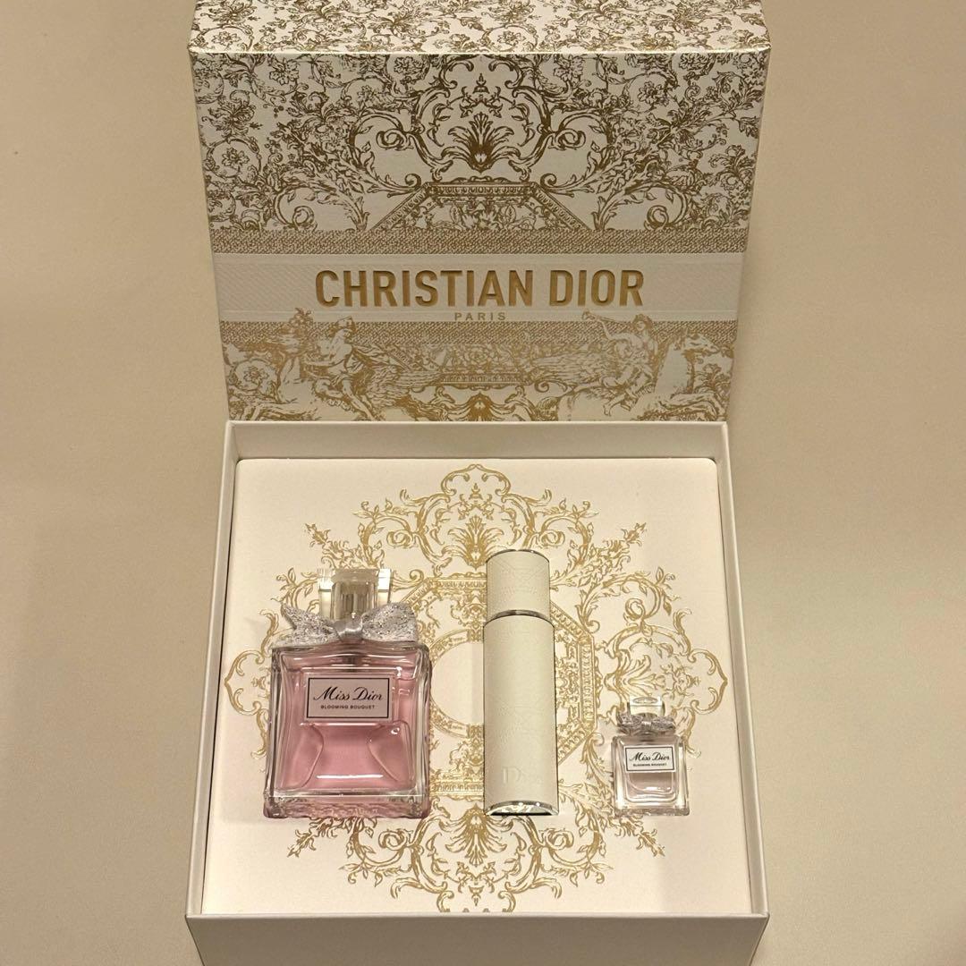 DIORミスディオールブルーミングブーケコフレ 試してみた】Dior ミス ディオール ブルーミング ブーケ コフレ（限定