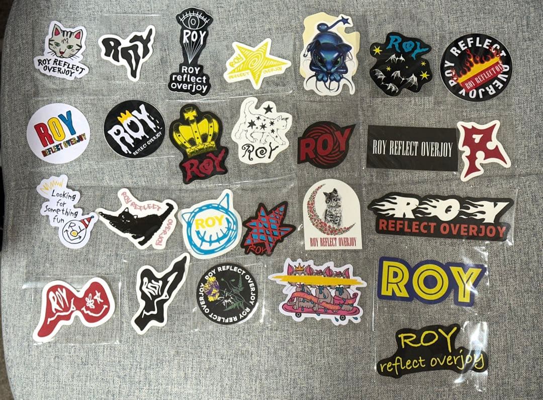 LiSA ROY reflect overjoy ステッカー セット 限定ノベルティ情報👑 POP UP STOREにて、ROY reflect overjoyの商品を